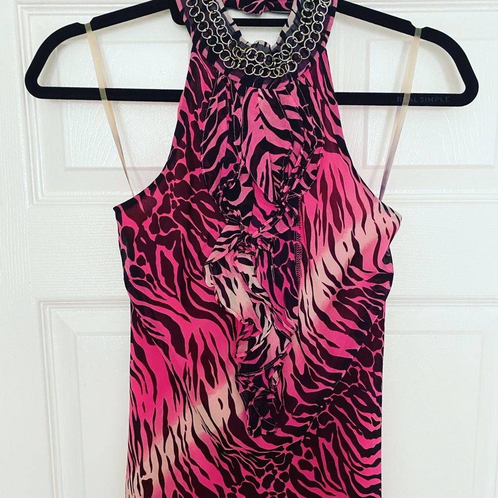 Silk halter top